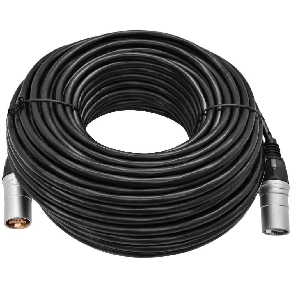 Seismic Audio 100 Foot CAT6 Ethercon Compatible RJ45 Pro Audio Snake ...