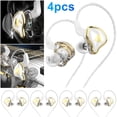 thumbnail image 1 of [Blanco] Internos QKZ AK6 Ares God Of War Con Control Por Cable Y Micrófono HIFI Internos para Y Correr (Blanco), 1 of 8