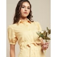 thumbnail image 2 of Moomaya Printed Button Down Shirt Dress For Women, Short Sleeve Midi Shirt Dress, 2 of 9