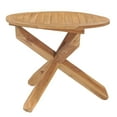thumbnail image 2 of vidaXL Garden Dining Table Ø90x75 cm Solid Teak Wood, 2 of 4