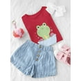 thumbnail image 3 of Cute Baby Frog Bubble Bath T-Shirt Toddler -Image by Shutterstock,  2 Toddler, 3 of 4