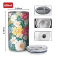 thumbnail image 4 of 20oz Coffee Tumblers Pioneer Flower Stainless Steel Vacuum Insulated Travel Tumbler Coffee Cups Mug with Lid and Straw with Cleaning Brush for Cold & Hot Drinks, 4 of 5