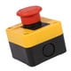 thumbnail image 5 of 1 interruptor pulsador de emergencia tipo hongo de 660 V y 10 A con carcasa de plástico y señal roja. Nuevo., 5 of 14