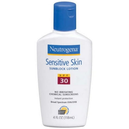 Neutrogena Sensitive Skin Sunscreen Lotion, SPF 30, 4 Oz.
