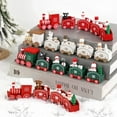 Alex Mini Christmas Train Toy Plastic Christmas Train for Home Décor