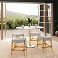 thumbnail image 2 of Butler Specialty Company Robias Rattan 18" Dining Stool - White / Navy, 2 of 6