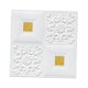 thumbnail image 4 of Papel tapiz 3D, paneles de pared, de pared falsos autoadhesivos para paredes de TV, Fondo de sofá, dormitorio, cocina, sala de , decorac Blanco Dorado BLESIY Pegatina de techo del panel de pared 3D, 4 of 8