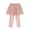 Pink, variant on Girls Pants Padded Warm Cotton Girls Bottoming Sweet Pretty Pants High Waist Culottes