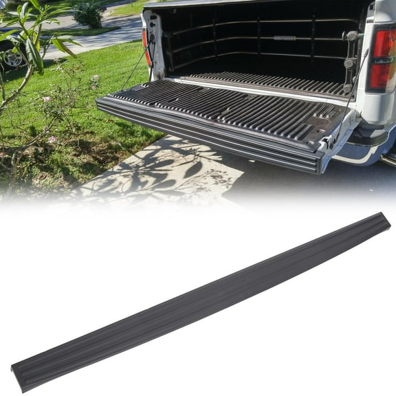 Kojem Rear Trunk Top Protector Cover Tailgate Moulding Cap Black for 2009-2014 Ford F150 F-150