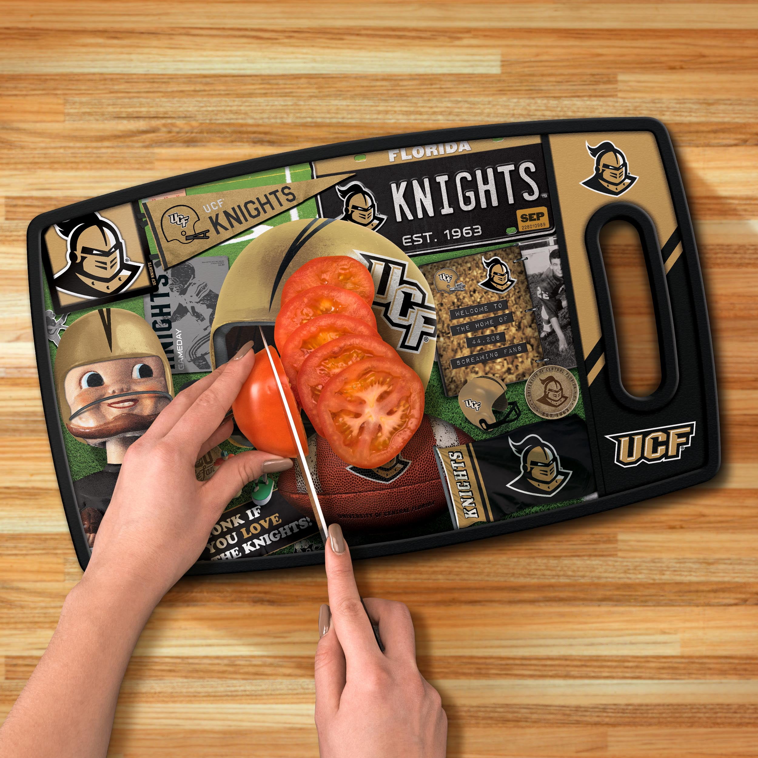 YouTheFan NCAA Central Florida Knights Retro Series Cutting Board