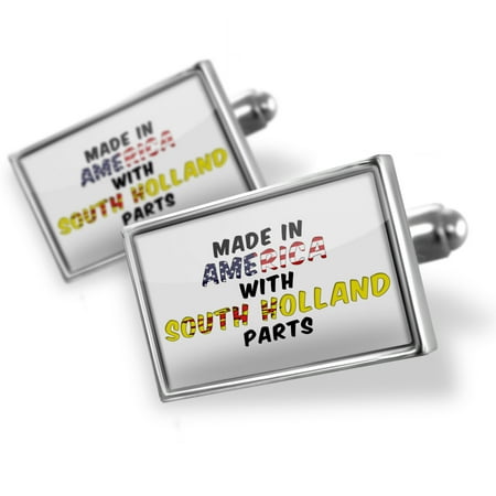 Cufflinks Made in America with Parts from South Holland - NEONBLOND