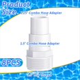 thumbnail image 4 of Adaptador de Manguera Universal de 1,25/1,5 Pulgadas, Repuesto de Adaptador de Manguera para Bomba de Filtro de Piscina para Adaptador Spx1091Z7, Spx1091Z4, 4 of 5