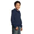thumbnail image 4 of Port & Company ® - Youth Core Fleece Full-Zip Hooded Sweatshirt. PC90YZH, 4 of 6
