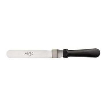 Ateco 1307 Ultra Offset Spatula with 7.75 by 1.25-Inch Stainless Steel Blade, Plastic Handle, Dishwasher Safe