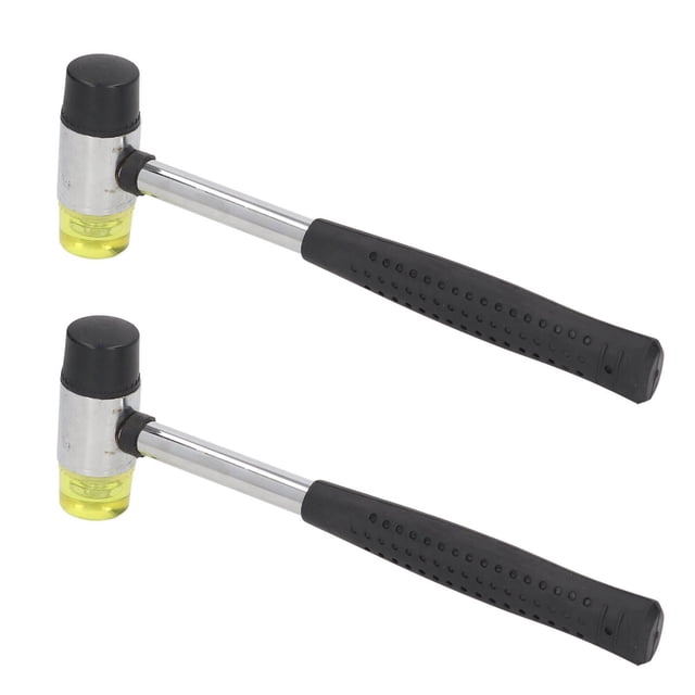 Martillo De Goma, Mazo De Goma Con Extremo Desmontable De 2 Piezas Aspecto Suave De Acero Hueco Ergonómico Para Cuero