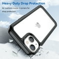 thumbnail image 4 of Allytech with iphone 14 Plus Case,PMMA+TPU Anti-Scratch,Non-Yellowing,Shock Absorption ,Reinforced Corner Cover for iphone 14 Plus 6.7 inch,Black, 4 of 8