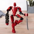 thumbnail image 4 of Action Figure, Combat Robot 13 Joint Movable Action Figuretoy, Mechanical Heavenly Weapon Versatile Shaped Doll, Perfect for Collectors and Desktop Decor, 4 of 7
