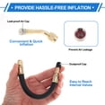 thumbnail image 5 of 1set 135 Degree Copper Tire Valve Extension with Flexible Plastic 180mm Tyre Valve Stem Extender for Car Motorcycle RV Truck Bike, 5 of 6