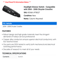 thumbnail image 2 of Headlight Dimmer Switch - Compatible with 2004 - 2008 Chrysler Crossfire 2005 2006 2007, 2 of 2
