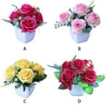 thumbnail image 2 of Transemion Wide Application Artificial Plant For Various Settings Low Maintenance Yellow 1Set, 2 of 6