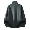 thumbnail image 6 of Fanshiluo Men's Stand Collar Full-Zip Long Sleeve Jacket, Lightweight Windproof Casual Outerwear with Side Pockets for Men,S,Big and Tall Men, 6 of 8