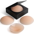 thumbnail image 1 of Nippies Nipple Cover - Sticky Adhesive Silicone Nipple Pasties - Reusable Pasty Nipple Covers For Women With Travel Box, 1 of 5
