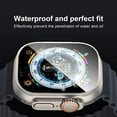 thumbnail image 4 of [4 Pack] Tempered Glass Screen Protector Compatible with Apple Watch Ultra 49mm, 9H Hardness Waterproof Anti-Scratch Bubble-Free, Film for iWatch Ultra Accessories, 4 of 5