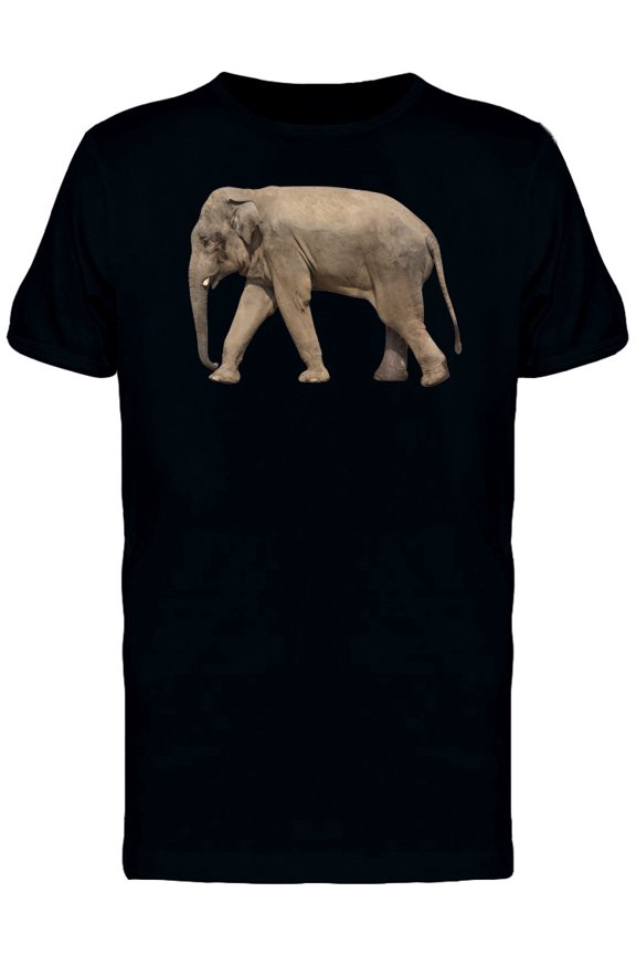 Walking Elephant Photo Tee Men's -Image by Shutterstock