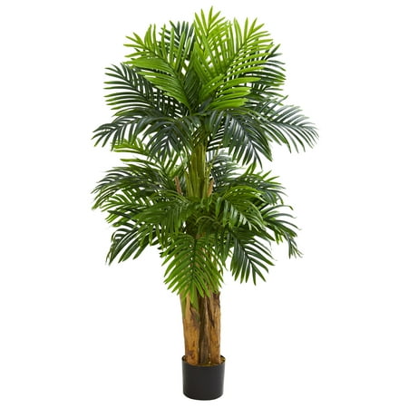 Nearly Natural 5’ Triple Areca Palm Artificial Tree