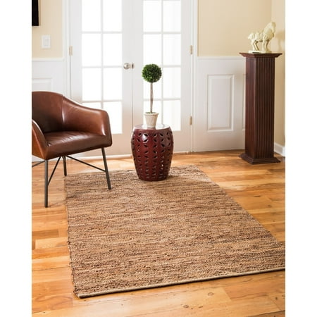 Natural Area Rugs Handmade Reversible Adore Leather 5 X8 Rectangle Rug Brown X 8