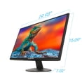 thumbnail image 3 of Sceptre Monitor LED de 22 pulgadas 75 Hz 1080P 99% sRGB HDMI X2 VGA Altavoces incorporados, negro máquina (serie E225W-19203R), 3 of 5