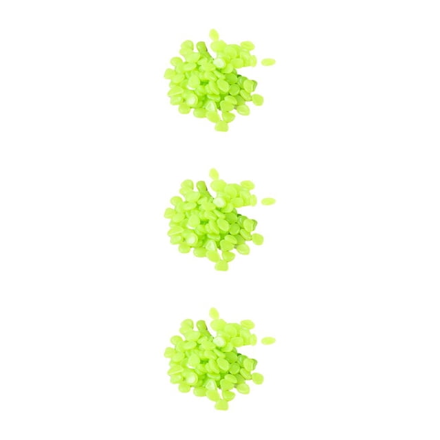 Baohd Good Resistance Glow In Dark Rocks Wide Application For Decoration Glowing RocksAquarium Decoration Rocks Stone green 3Set