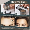 thumbnail image 4 of Instantly Hair Powder, Root Touch Up Hair Color Hairline Powder, Women Men Hair Powder Elevates Hairline for Women Men Thinning Hair, Brown, 4 of 9
