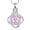 F, variant on Cremation Jewelry Heart Urn Necklace for Ashes for Women Memorial Keepsake Simulated Birthstone Pendant for Loved Ones