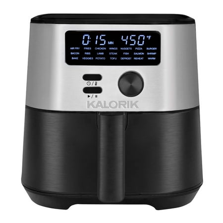 

Kalorik® MAXX® 6 Quart Digital Air Fryer 4 Accessories Black & Stainless Steel FT 50931 OW