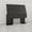 Black Finish, variant on Nexera Storage Headboard, Queen|Ebony