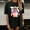 Dark Gray, variant on Women's TayIor Tour T-shirt Tylor Swft Shirts Tay Eras Merch Swft Fans Club Lightweight Short Sleeve Shirts Tops for Women Tylor Swft Merch Gifts TKFASHION Dark Gray S