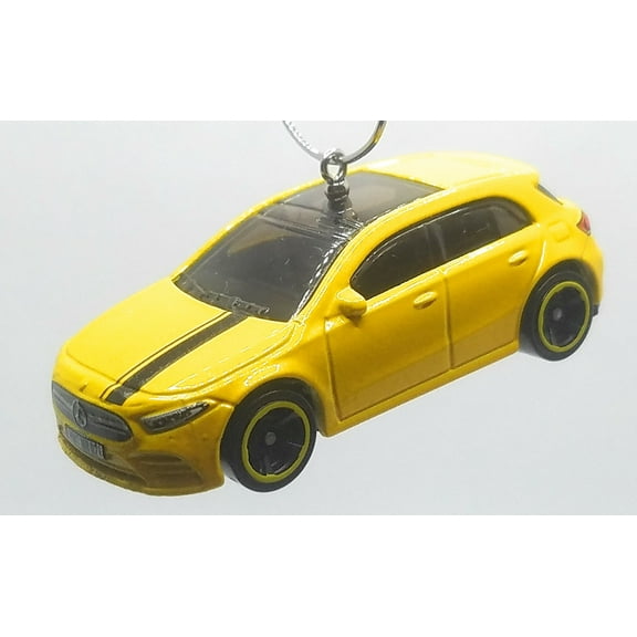 Christmas Ornament for 2019 Mercedes-Benz A-Class Yellow Black Stripe