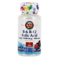 thumbnail image 1 of Kal - B6, B12 & Folic Acid ActivMelt Natural Berry Flavor - 60 Micro Tablets, 1 of 4