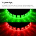 thumbnail image 2 of 2x Red Green Submersible Navigation Lights Waterproof Marine Boat Bow LED Strips, 2 of 9