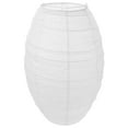 thumbnail image 4 of LOLIPPYY Paper Lamp Shade: Foldable Paper Lantern Lampshade Oval Hanging Light Shade Pendant Lamp Cover for Home Bedroom and Party Decor, 4 of 7
