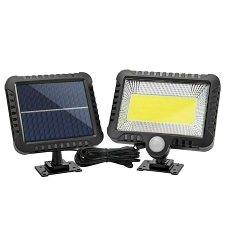 

Esenlong Solar Powered Motion Sensor Light Outdoor Waterproof Solar Wall Mounted Security Flood Light for Garden Courtyard Fence