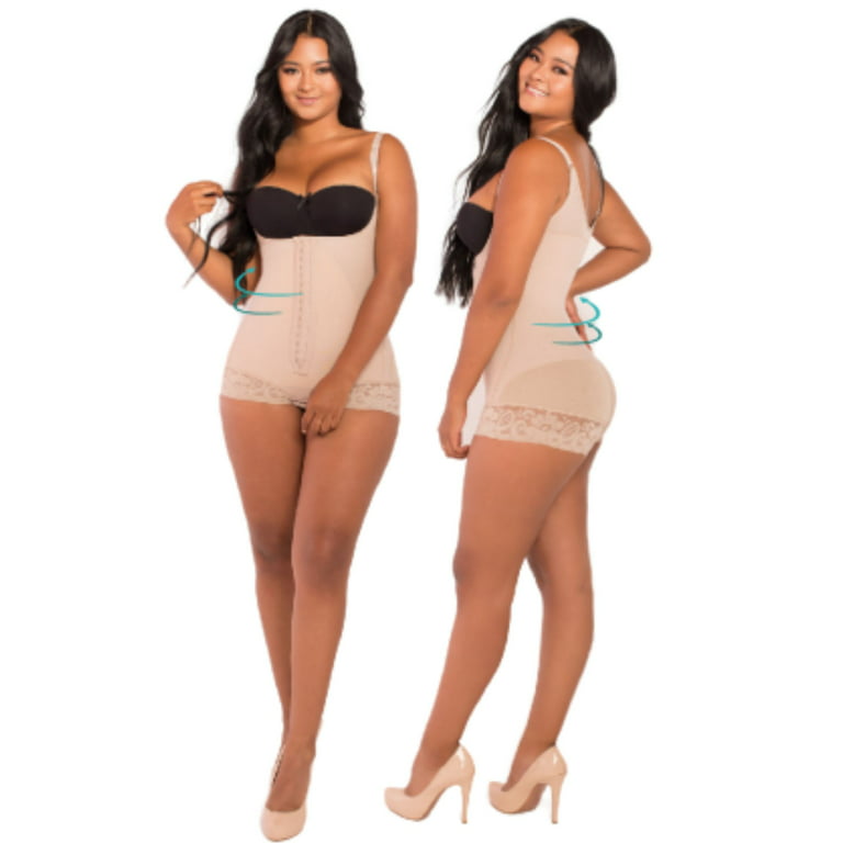 Columbian made Fajas. Slimming hipster body shaper. High Compression Garment  for Reducing and Molding after Liposuction. Full Bodysuit. 