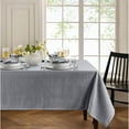 thumbnail image 2 of Continental Solid Texture Water and Stain Resistant Tablecloth, 2 of 5