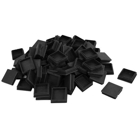 50mm x 50mm Plastic Square Blanking End Caps Tubing Tube Inserts 100 ...