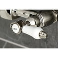 thumbnail image 2 of Kingston Brass KS1266BPL Bel-Air Double-Handle Wall-Mount Bridge Kitchen Faucet, Polished Nickel, 2 of 7