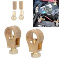 thumbnail image 3 of Terminal Pure Copper Battery Terminal Positive Negative Wire Connector Clamp  Conductivity Universal, 3 of 7