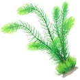 thumbnail image 4 of HEMOTON Lifelike Green Plastic Aquarium Plants for Decor Simple and Easy Care Large Fish Tank Decorations 7.5 Inches, 4 of 8