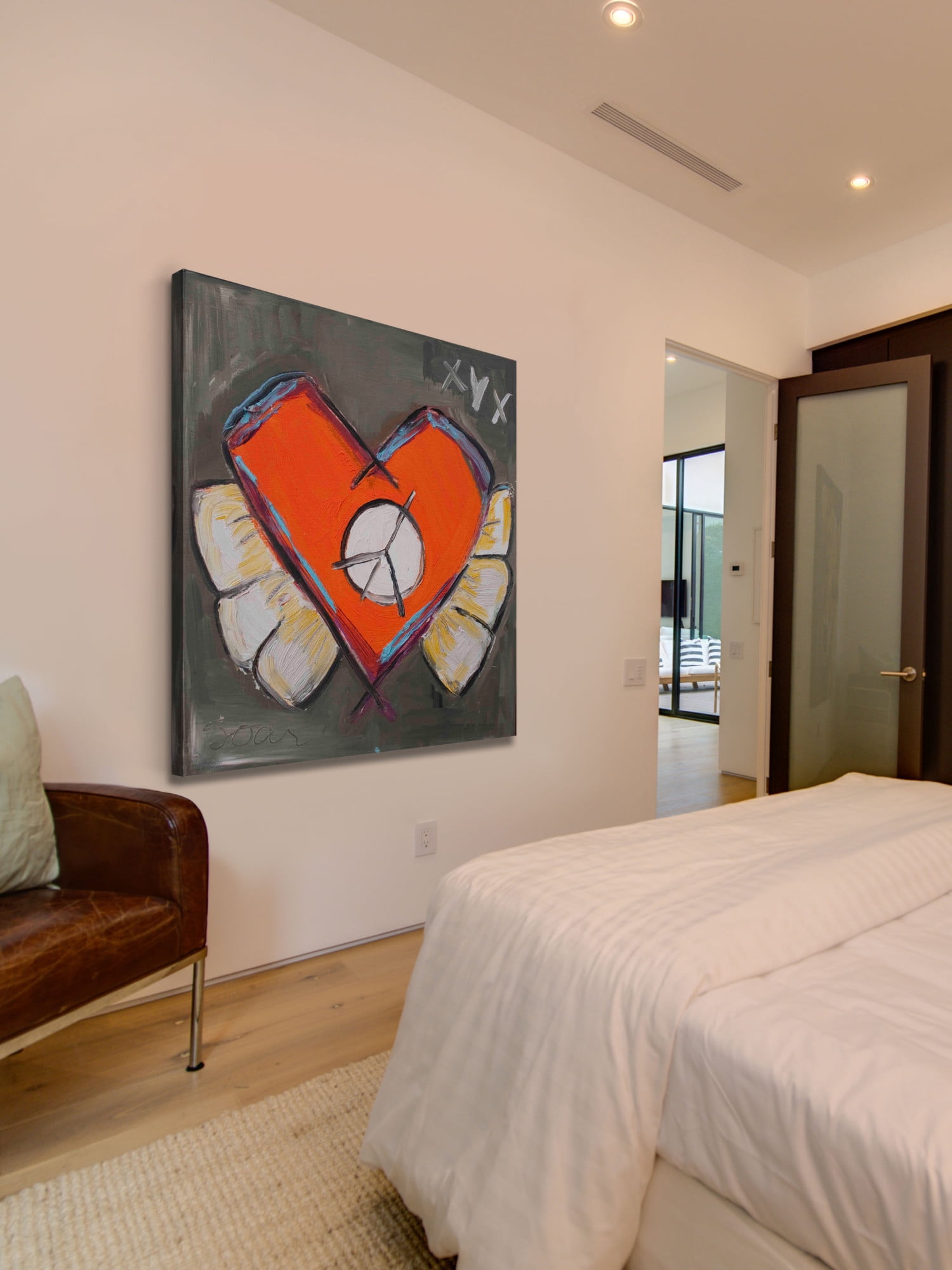 Marmont Hill "Sore Heart" by Tori Campisi Painting Print on Canvas
