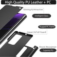 thumbnail image 2 of Compatible Mirror Case for Samsung Galaxy Z Fold 5 Case with Stand Black,Clear View Makeup Flip Electroplating Full Protective Leather Cover Shockproof Case for Samsung Galaxy Fold 5 Case 2023, 2 of 14
